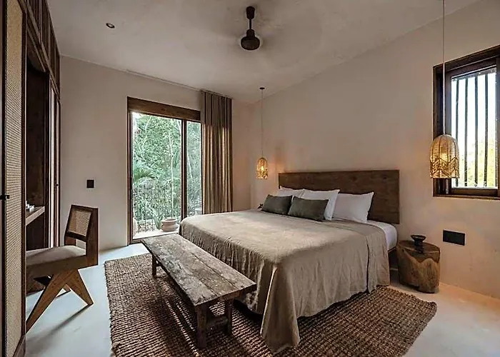Hotel Boho Organic 3br Villa, Gated Community, Rooftop Tulum
