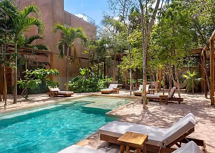 Boho Organic 3br Villa, Gated Community, Rooftop Hotel Tulum