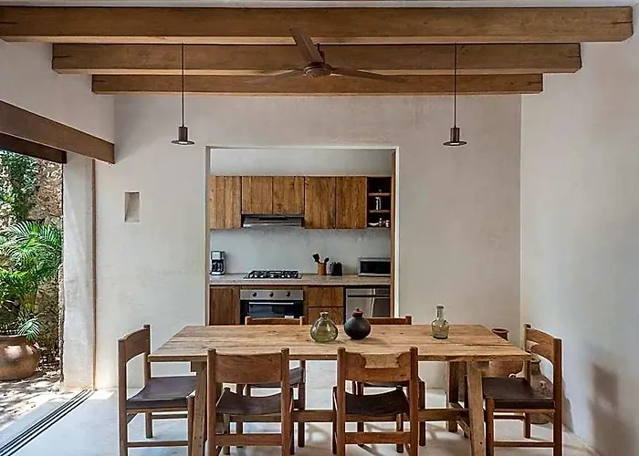 Boho Organic 3br Villa, Gated Community, Rooftop 4* Tulum Pueblo