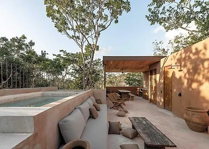 Boho Organic 3br Villa, Gated Community, Rooftop