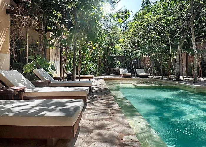 Boho Organic 3br Villa, Gated Community, Rooftop 4* Tulum
